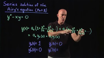 Series solution of the Airy