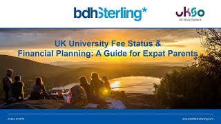 UK University Fee Status & Financial Planning: A Guide for Expat Parents