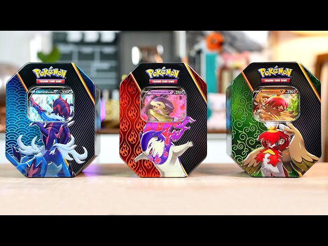 Pokébox Typhlosion - Boite métal Pokémon - Ouverture