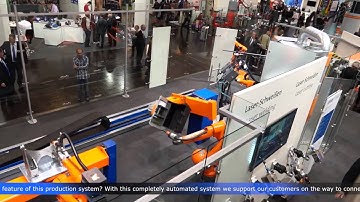 CLOOS - QIROX Flex Cell: Interlinked production system