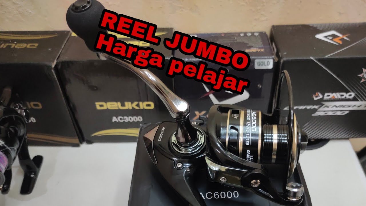 review REEL PANCING DEUKIO AC 6000.cocok untuk pemula‼️‼️ 