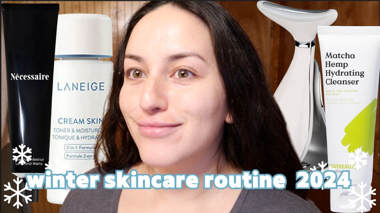 Winter Night Skincare Routine⎮starting tretinoin, hand retinol, dark