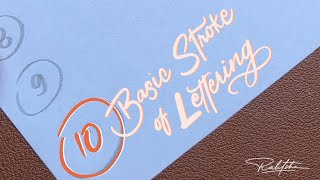 10 Basic Stroke of Lettering