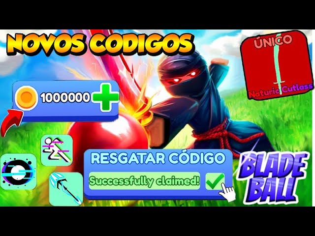 TODOS OS NOVOS CÓDIGOS de WINS NO BLADE BALL! ROBLOX BLADE BALL CODES! -  ROBLOX 