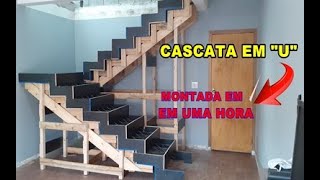 CONSTRUINDO ESCADA CASCATA EM UMA HORA