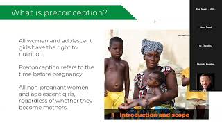 ENN/UNICEF Preconception Nutrition Report Webinar