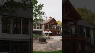 3 reasons to choose timber framing for your home. 🏡🪵 #timberframe #customhome #homebuilding