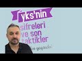 2020 YKS SINAVININ ŞİFRELERİ VE SINAV TAKTİKLERİ. TYT-AYT BAŞARILI OLMAK İÇİN