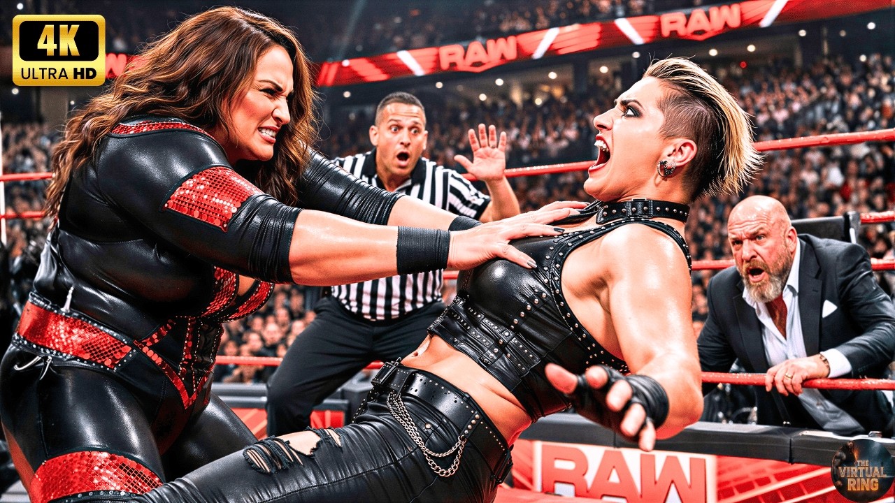 ПОЛНЫЙ МАТЧ – Риа Рипли против Нии Джакс – WWE RAW (23 февраля 2026 г.) 🏟️👊 #rhearipley #niajax