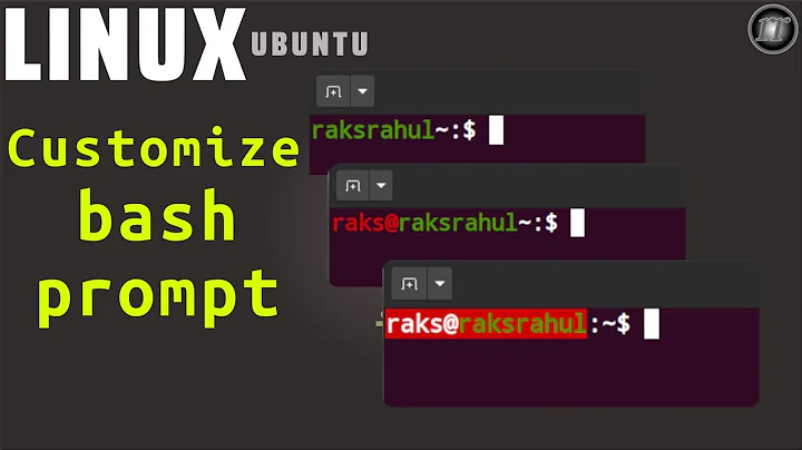 Custom bash prompt | Linux | Ubuntu