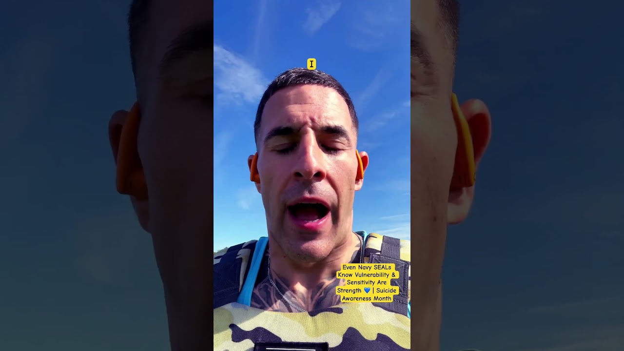 Even Navy SEALs Know Vulnerability & Sensitivity Are Strength 💙 | Suicide Awareness Month🙏✝️