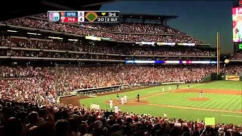 2011/08/23 Mayberry's three-run blast