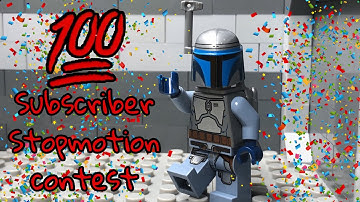 100 subscriber stopmotion contest #EBrick100 (Closed)
