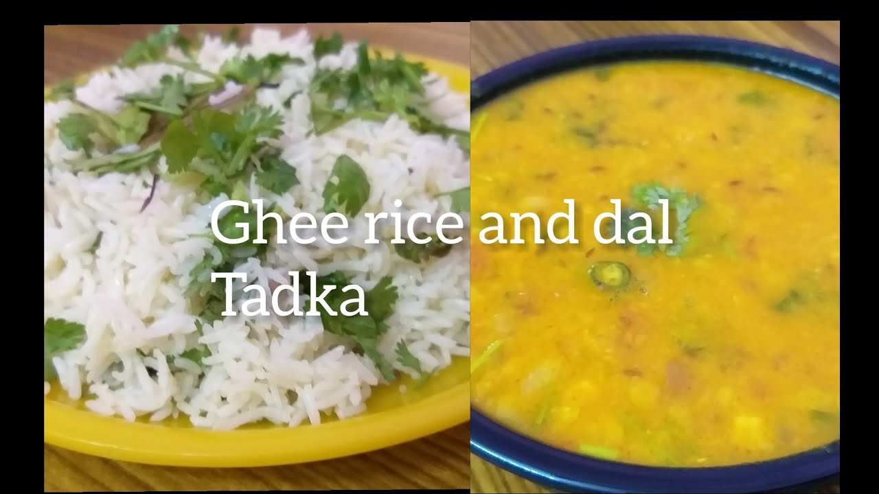 Ghee rice and dal tadka krishnagiri samayal YouTube