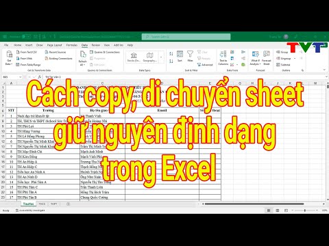 Cách copy sheet giữ nguyên định dạng trong Excel | Thủ thuật tin học