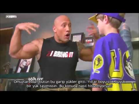 The Rock, Küçük John Cena ile Konuşuyor  Raw Türkçe Çeviri 2011