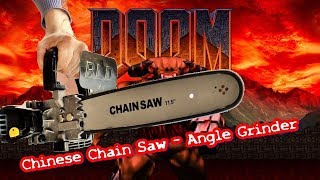 2-in-1 Chain saw + Angle Grinder