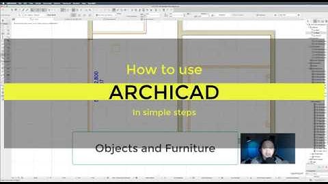 How to use Archicad in Simple Steps: Objects and Furniture
