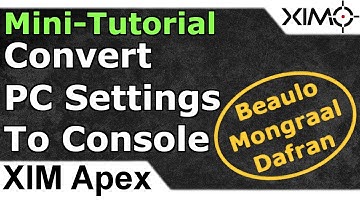 XIM Mini Tutorial - Convert PC Settings to Console