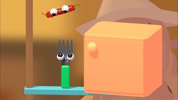 Fork N Sausage - All Levels Gameplay Android, iOS