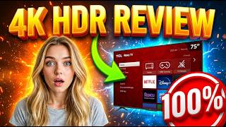 TCL 75 Class 4 Series 4K UHD HDR Smart Roku TV Review | Value &amp; Performance