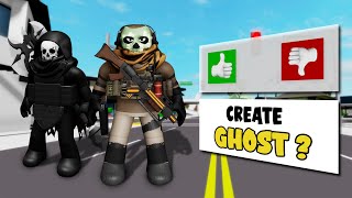 Cara membuat GHOST (C.O.D MW2) outfit Ideas Di Brookhaven W/ID & Accessories Name - Roblox