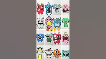 Garten of Banban 1~2~3~4 Emoji Challenge All Bosses Funny Face Animation #shorts