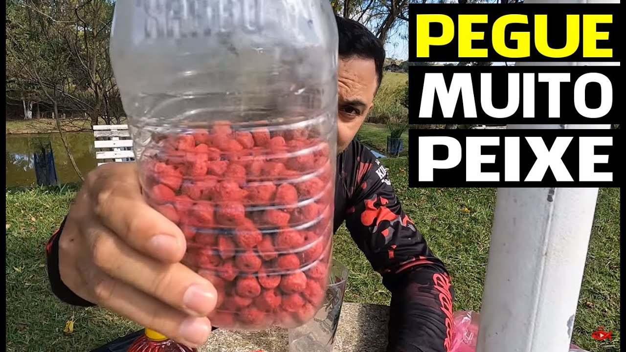 COMO FAZER RAÇÃO DE PEIXE NA PINGA - MUITO SIMPLES!