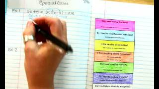 Solving Equations Special Cases