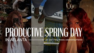 ATL VLOG 🌷 |  navigating unemployment + staying active  + celebrating friends | Sabrina Danielle