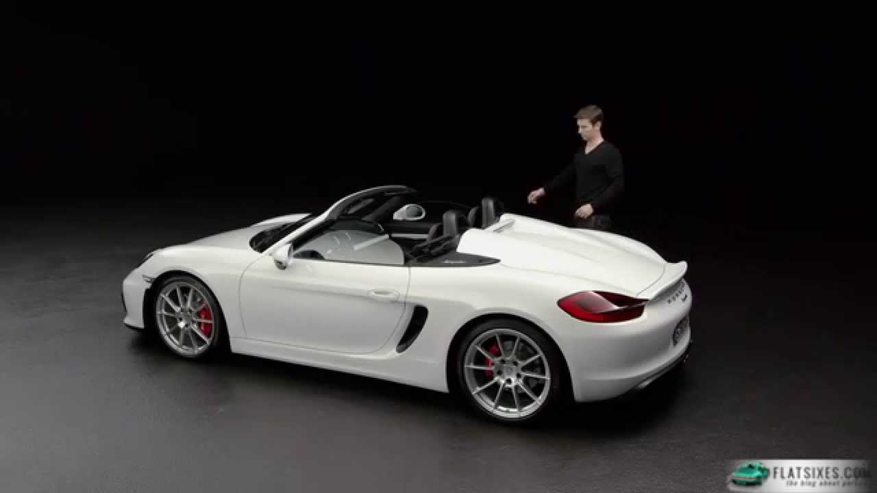 2017 Porsche Boxster Spyder Top Operation 2017 Porsche Boxster Spyder Top Operation