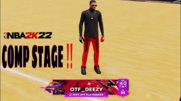 I took my NEW Unfinished Rebirth 2-Way 3PT Playmaker Build to the COMP STAGE on NBA2K22!