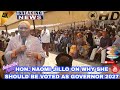 Hon naomi jillo addressing dayuubasso council at moyale during her endorsement as governor 2027