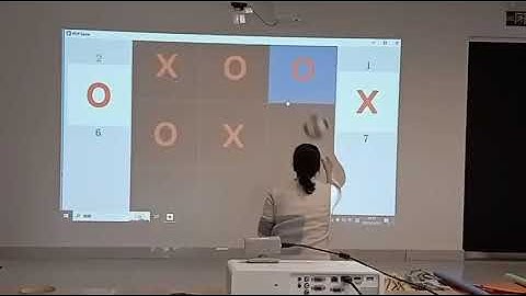OwayBoard Tic Tac Toe Football XOX Game with Interactive Touch Wall System FT8 