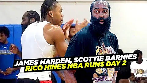 James Harden & Scottie Barnes GO AT IT at Rico Hin...