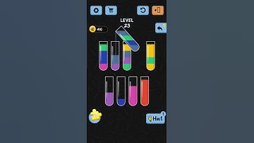 Water color sort level 23 Gameplay