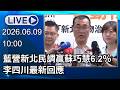 🔴【LIVE直播】藍營新北民調贏蘇巧慧6.2％　李四川最新回應│中視新聞 20260609