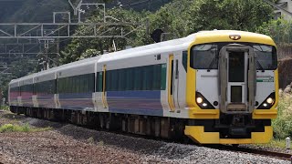 【E257系 団体列車】NB-12編成  岩本駅通過