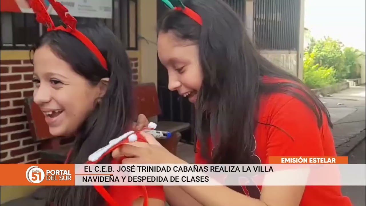 VILLA NAVIDEÑA EN EL CEB TRINIDAD CABAÑAS DE CHOLUTECA