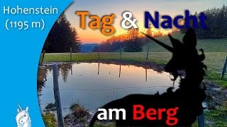 Hohenstein am Abend - Tag und Nacht am Berg - Wandern in Niederösterreich