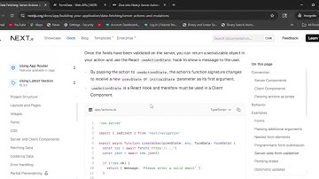 Understanding Server Actions in Next.js – MDN Article Review & Deep Dive
