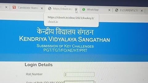 Kvs Answer Key  How To Match Your Response Sheet Answer