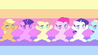 Caramelldansen || Mane 6 animation [by 凡他困]