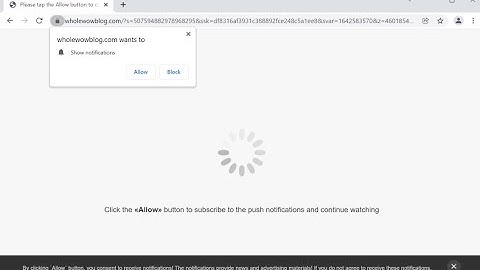 Wholewowblog.com web push notifications (removal guide).