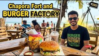 Chapora Fort Goa🏰||Dil Chahta Hai Fort || Burger Factory🍔Anjuna||GOA Travel VLOG || VLOG 15