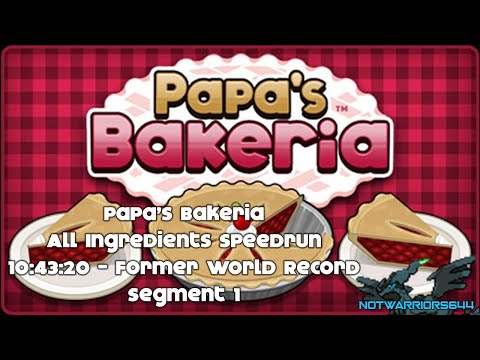 Rank 5 in 16:33 by whatss7 - Papa's Bakeria - Speedrun