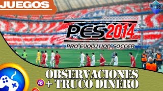 Pes 2014 PS2 observaciones del juego + Truco en liga master | victand98