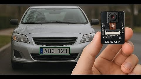 ESP32-CAM License Plate Recognition | AI-Powered LPR System Tutorial