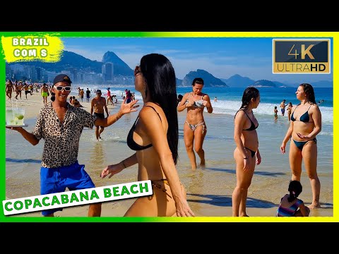 🇧🇷RIO DE JANEIRO - Copacabana Beach, Brazil | Winter 2022