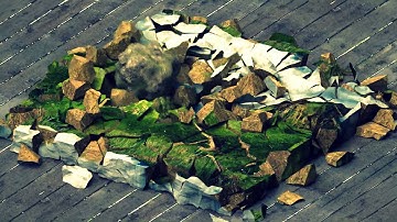 Blender Fracture modifier (texture sliding)